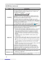 Preview for 36 page of Hitachi CP-X250 series User Manual