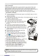 Preview for 58 page of Hitachi CP-X251 series Operating Manual