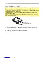 Preview for 14 page of Hitachi CP-X251 series User Manual – Operating Manual