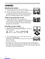 Preview for 18 page of Hitachi CP-X251 series User Manual – Operating Manual