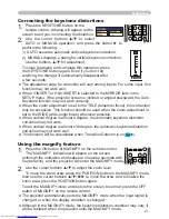 Preview for 21 page of Hitachi CP-X251 series User Manual – Operating Manual