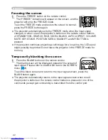 Preview for 22 page of Hitachi CP-X251 series User Manual – Operating Manual