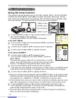 Preview for 24 page of Hitachi CP-X251 series User Manual – Operating Manual