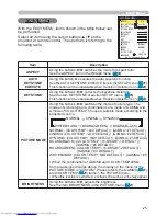 Preview for 25 page of Hitachi CP-X251 series User Manual – Operating Manual