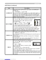 Preview for 33 page of Hitachi CP-X251 series User Manual – Operating Manual