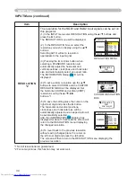 Preview for 34 page of Hitachi CP-X251 series User Manual – Operating Manual