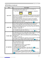 Preview for 41 page of Hitachi CP-X251 series User Manual – Operating Manual