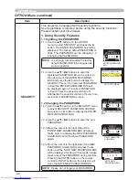 Preview for 44 page of Hitachi CP-X251 series User Manual – Operating Manual