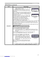 Preview for 47 page of Hitachi CP-X251 series User Manual – Operating Manual