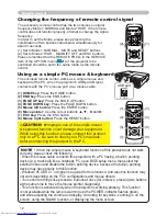 Preview for 21 page of Hitachi CP-X254 and User'S Manual And Operating Manual