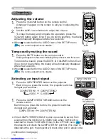 Preview for 23 page of Hitachi CP-X254 and User'S Manual And Operating Manual