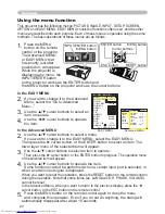 Preview for 29 page of Hitachi CP-X254 and User'S Manual And Operating Manual