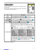 Preview for 30 page of Hitachi CP-X254 and User'S Manual And Operating Manual