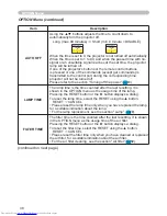 Preview for 47 page of Hitachi CP-X254 and User'S Manual And Operating Manual