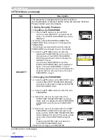 Preview for 51 page of Hitachi CP-X254 and User'S Manual And Operating Manual