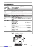 Preview for 66 page of Hitachi CP-X254 and User'S Manual And Operating Manual