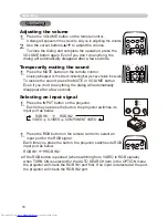 Preview for 18 page of Hitachi CP-X256 User'S Manual And Operating Manual