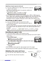 Preview for 19 page of Hitachi CP-X256 User'S Manual And Operating Manual