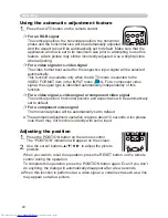 Preview for 20 page of Hitachi CP-X256 User'S Manual And Operating Manual