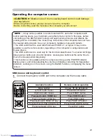 Preview for 23 page of Hitachi CP-X256 User'S Manual And Operating Manual