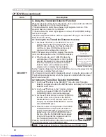 Preview for 48 page of Hitachi CP-X256 User'S Manual And Operating Manual