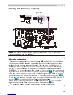 Preview for 15 page of Hitachi CP-X25LWN User Manual