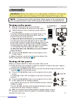 Preview for 17 page of Hitachi CP-X265 User Manual – Operating Manual