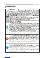 Preview for 66 page of Hitachi CP-X268A User'S Manual And Operating Manual