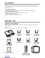 Preview for 3 page of Hitachi CP-X270 User Manual