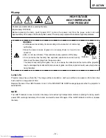 Preview for 22 page of Hitachi CP-X270W Service Manual