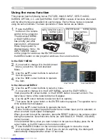 Предварительный просмотр 20 страницы Hitachi CP-X3 User Manual