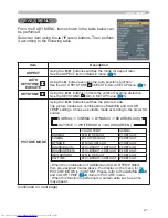 Preview for 42 page of Hitachi CP-X3 User'S Manual And Operating Manual