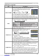 Preview for 50 page of Hitachi CP-X3 User'S Manual And Operating Manual