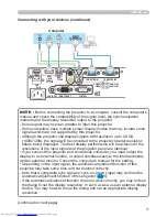 Предварительный просмотр 11 страницы Hitachi CP-X3021WN User Manual