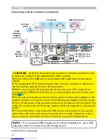 Предварительный просмотр 12 страницы Hitachi CP-X3021WN User Manual