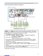 Предварительный просмотр 13 страницы Hitachi CP-X3021WN User Manual