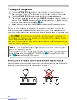 Предварительный просмотр 20 страницы Hitachi CP-X3021WN User Manual