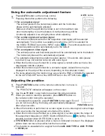 Предварительный просмотр 25 страницы Hitachi CP-X3021WN User Manual