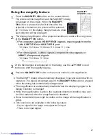 Предварительный просмотр 27 страницы Hitachi CP-X3021WN User Manual