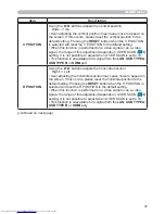 Предварительный просмотр 37 страницы Hitachi CP-X3021WN User Manual