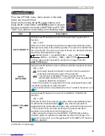 Предварительный просмотр 53 страницы Hitachi CP-X3021WN User Manual