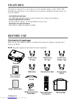 Preview for 2 page of Hitachi CP-X320 User Manual