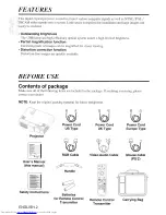 Preview for 3 page of Hitachi CP-X320W User Manual