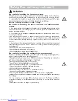 Предварительный просмотр 5 страницы Hitachi CP-X4020 Operating Manual