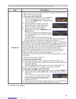 Preview for 58 page of Hitachi CP-X4020 Operating Manual