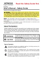 Preview for 2 page of Hitachi CP-X4020 User Manual