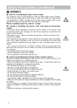 Preview for 5 page of Hitachi CP-X4020 User Manual