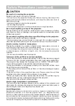 Preview for 6 page of Hitachi CP-X4020 User Manual