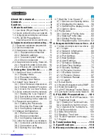 Preview for 2 page of Hitachi CP-X417 series Network Manual