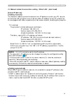 Preview for 13 page of Hitachi CP-X417 series Network Manual